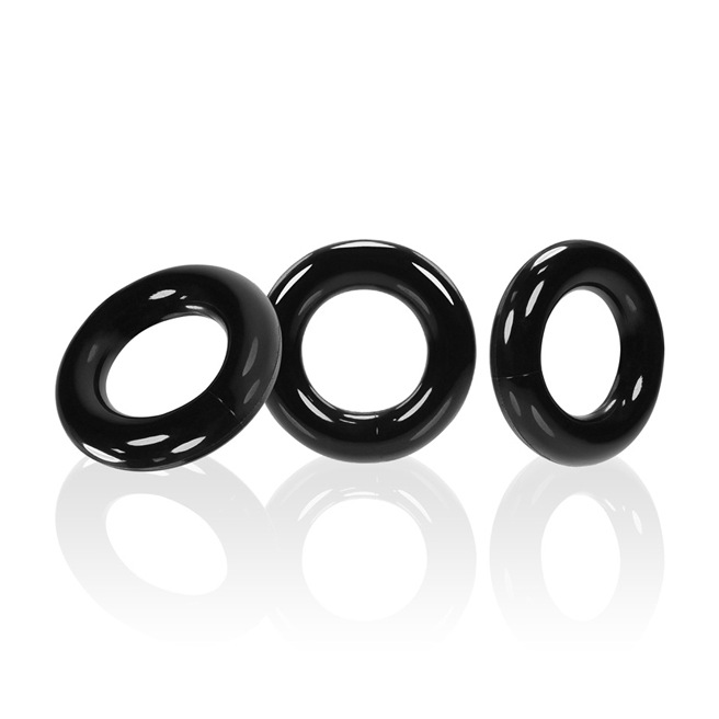 Oxballs - Pack de 3 Cockrings Willy Rings Noir