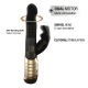 Vibromasseur Dorcel Baby Rabbit 21 cm 2.0 - Noir et Or