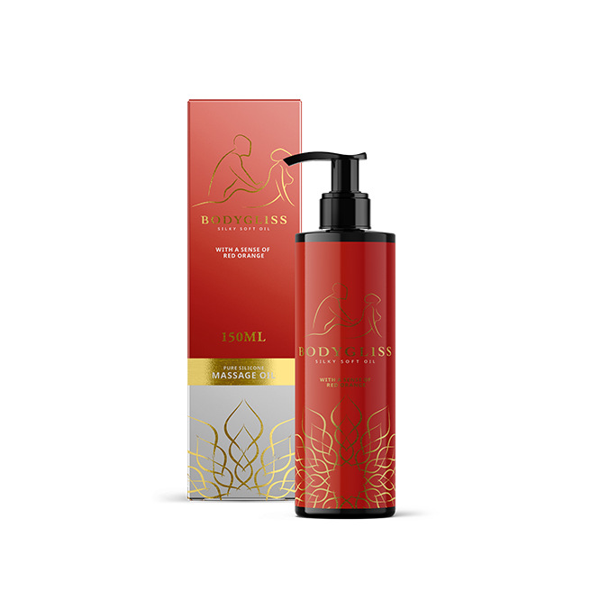 BodyGliss - Massage Collection Huile Douce Soyeuse Rouge Orange 150 ml