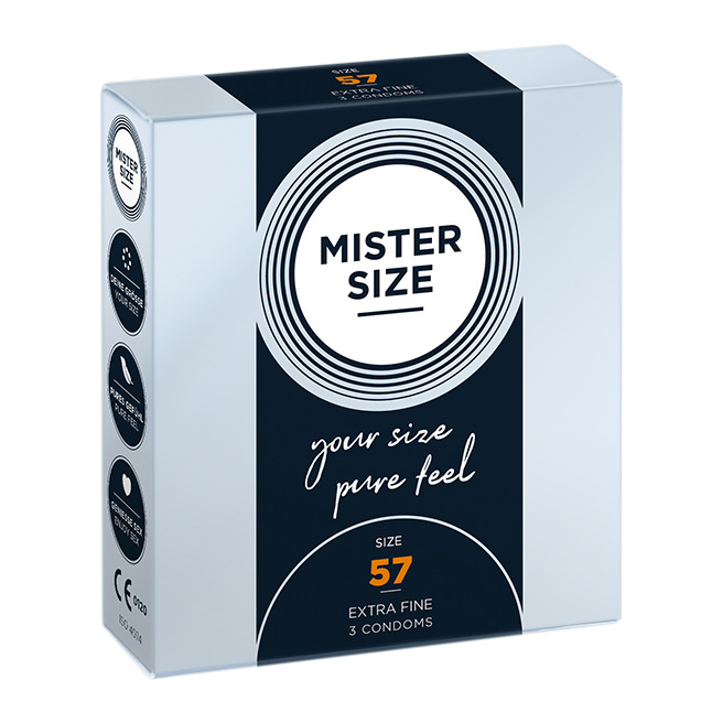 Mister Size - 57 mm Préservatifs 3 Pièces