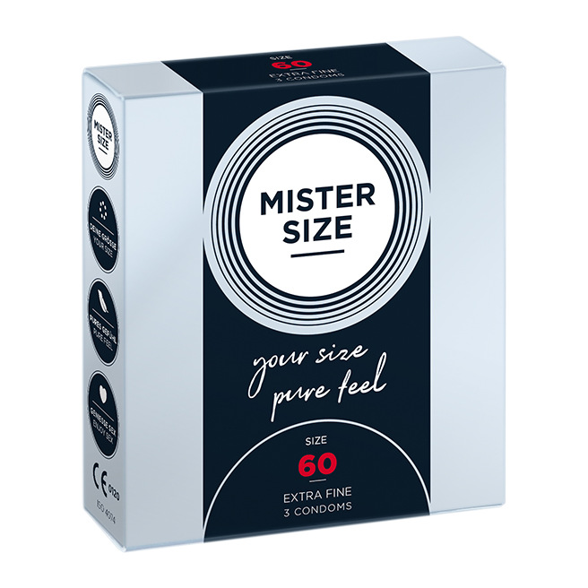 Mister Size - 60 mm Préservatifs 3 Pièces