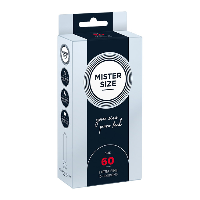 Mister Size - 60 mm Préservatifs 10 Pièces