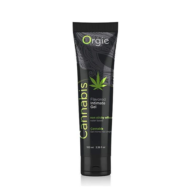 Orgie - Tube Lubrifiant Gel Intime Aromatisé Cannabis 100 ml