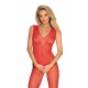 N112 Bodystocking - Rouge