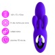 FeelzToys - Vibromasseur point G TriVibe avec stimulation clitoridienne et labiale Violet