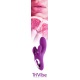 FeelzToys - Vibromasseur point G TriVibe avec stimulation clitoridienne et labiale Violet