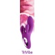 FeelzToys - Vibromasseur point G TriVibe avec stimulation clitoridienne et labiale Violet