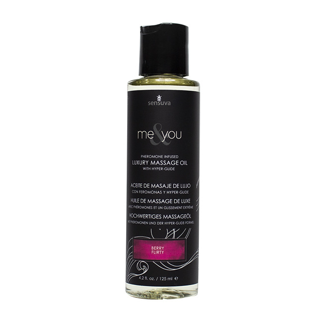 Sensuva - Me & You Berry Flirt Huile de Massage 125 ml