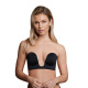 Bye Bra - Soutien-Gorge Sans Couture U-Style Bonnet C Noir