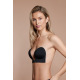 Bye Bra - Soutien-Gorge Sans Couture U-Style Bonnet C Noir