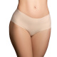 Bye Bra - Culotte Haute Invisible Nude + Noir S