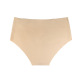 Bye Bra - Culotte Haute Invisible Nude + Noir S