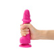 Strap-On-Me - Gode Réaliste Peau Coulissante Fuchsia S