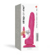 Strap-On-Me - Gode Réaliste Peau Coulissante Fuchsia S