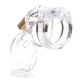 CB-X - CB-6000 Cage de Chasteté Transparente 37 mm