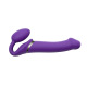 Strap-On-Me - Gode Ceinture Pliable Vibrant L Violet