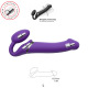 Strap-On-Me - Gode Ceinture Pliable Vibrant L Violet