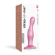 Strap-On-Me - Dildo Plug Curvy Metallic Sugar Pink M