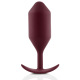 B-Vibe - Snug Plug 5 Rouge Foncé