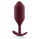 B-Vibe - Snug Plug 5 Rouge Foncé