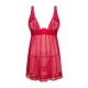 Babydoll et String Lacelove - Rouge