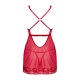 Babydoll et String Lacelove - Rouge