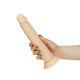 Naked Addiction - Gode pliable double densité en silicone 22,8 cm Vanille