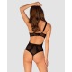 Body Ouvert Chic Amoria - Noir