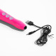 Doxy - Masseur à baguette rechargeable Die Cast 3R Rose vif