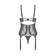 Vila Blanes corset et string - Noirs