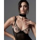 Vila Blanes corset et string - Noirs