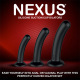 Nexus - Ensemble dilatateur Godes anaux en silicone (S,M,L) Noir