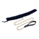 Sportsheets - Cougar Fur Collar & Leash Blue