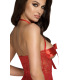 Kissable - Sexy Kiss babydoll et ruban de satin - Rouge