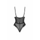 Kissable - First Kiss body en dentelle avec collier - noir