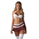 Costume Scolaire - Rouge et Blanc - S/M - L/XL