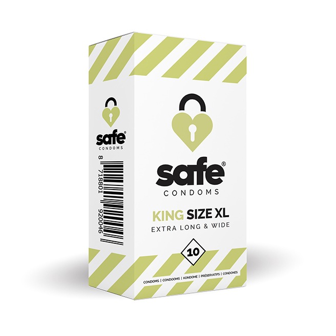 SAFE - Préservatifs - King Size XL (10 pcs)