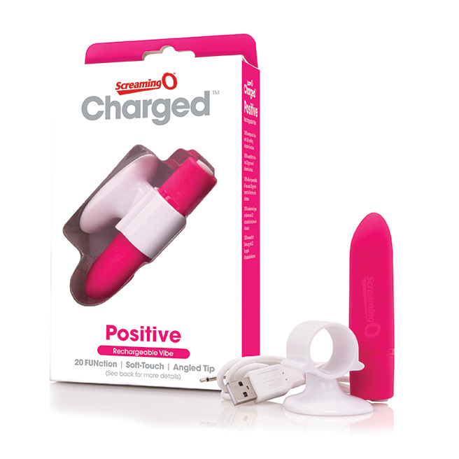 The Screaming O - Stimulateur Rechargeable Positive Rose