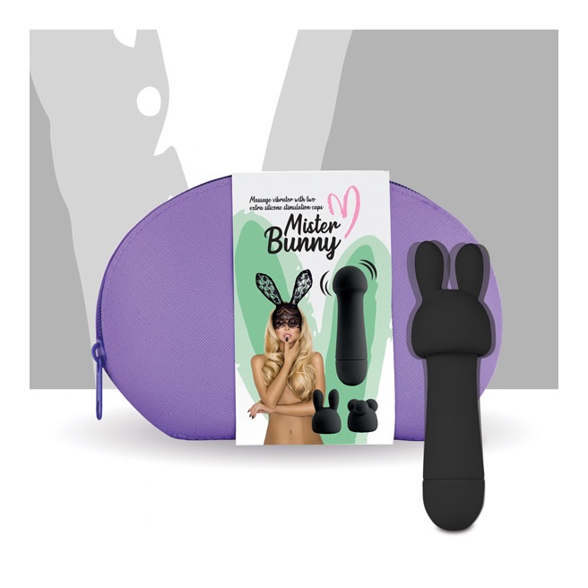 FeelzToys - Stimulateur Mini Mister Bunny Noir