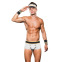 Envy - Bas / Manchette / Chapeau Blanc Marin 3 Pc L / XL